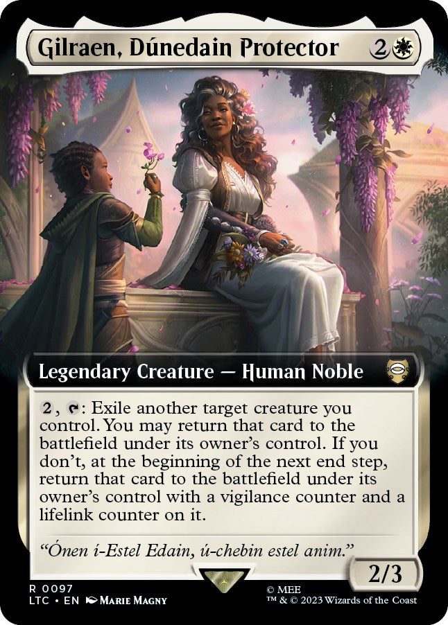 Gilraen, Dunedain Protector (Extended Art) [The Lord of the Rings: Tales of Middle-Earth Commander] | Good Games North