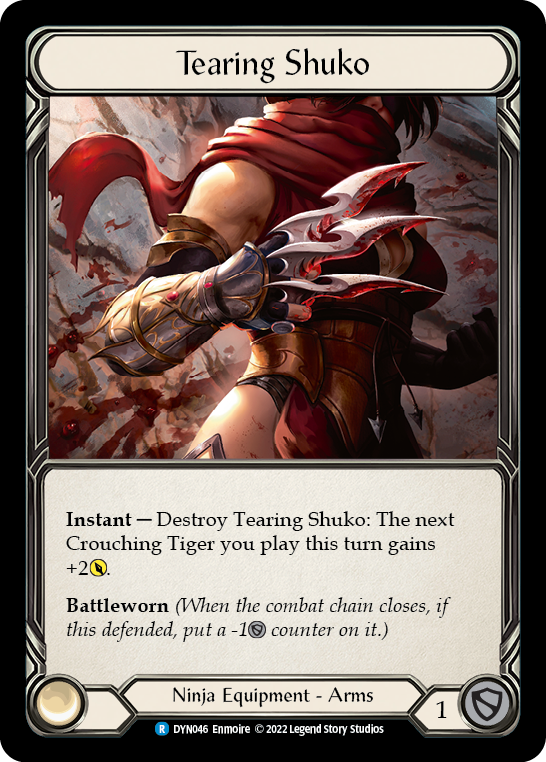 Tearing Shuko [DYN046] (Dynasty)  Cold Foil | Good Games North