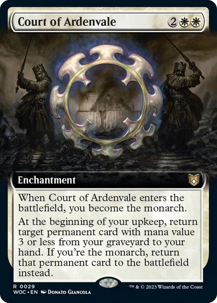 Court of Ardenvale (Extended Art) [Wilds of Eldraine Commander] | Good Games North