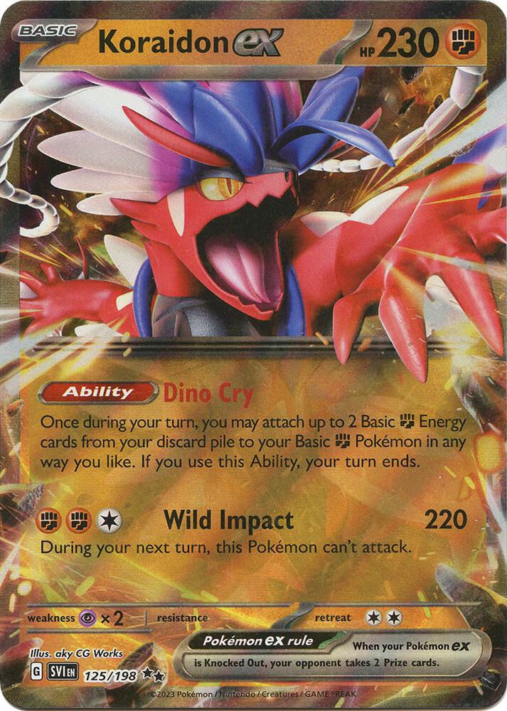 Koraidon ex 125/198 (SV01: Scarlet & Violet Base Set)  - Holofoil | Good Games North