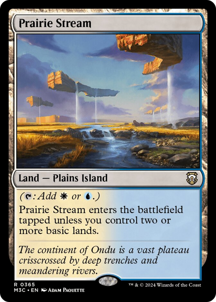 Prairie Stream (Ripple Foil) [Modern Horizons 3 Commander] | Good Games North