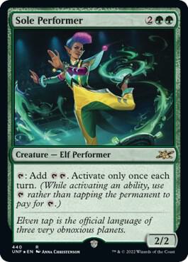 Sole Performer Galaxy Foil (Unfinity)  - undefined | Good Games North