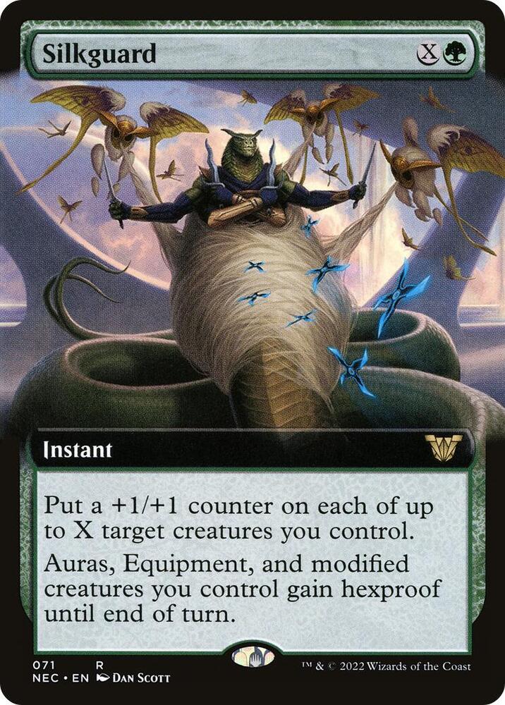 Silkguard Extended Art (Commander: Kamigawa: Neon Dynasty)  | Good Games North