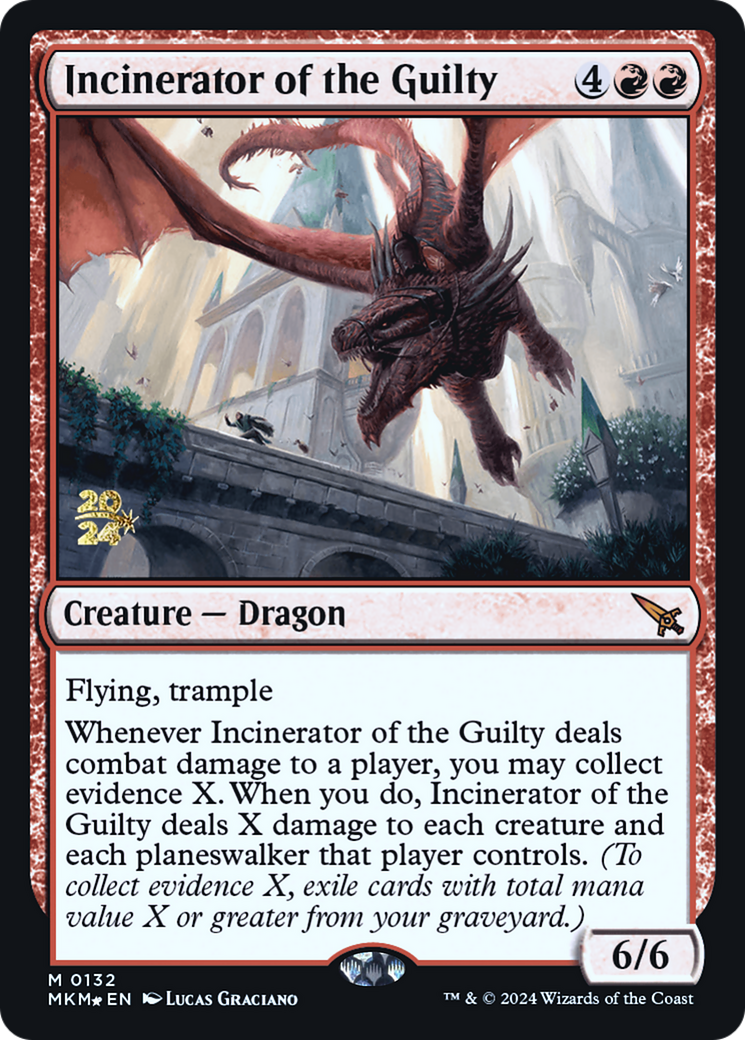 Incinerator of the Guilty [Murders at Karlov Manor Prerelease Promos] | Good Games North