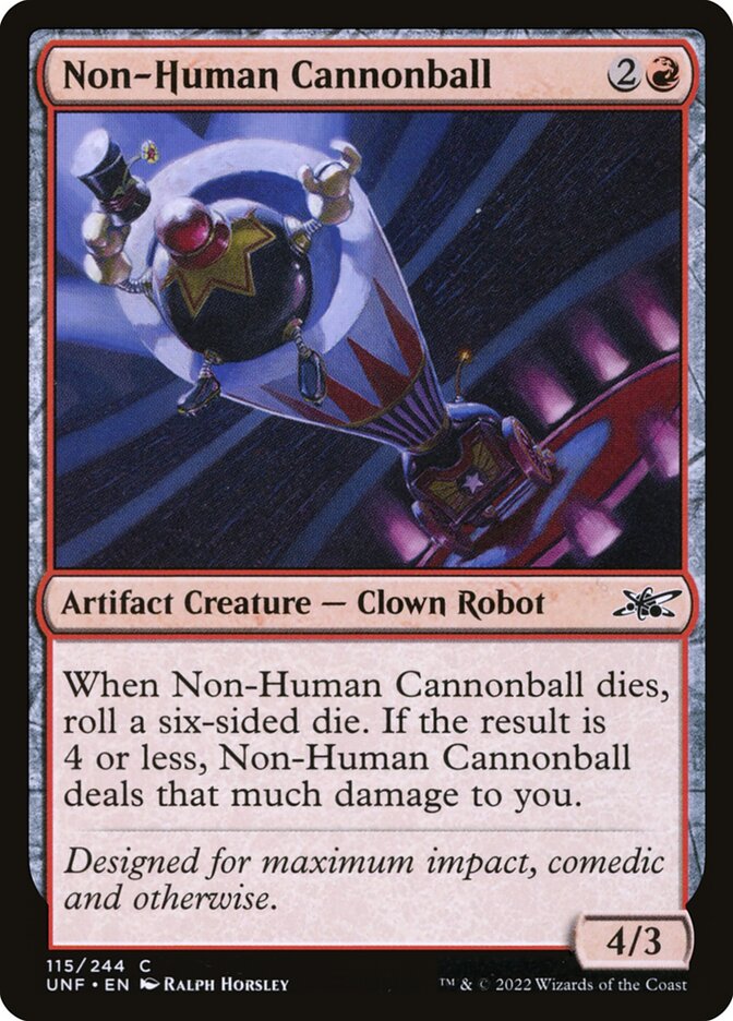 Non-Human Cannonball (Unfinity)  | Good Games North