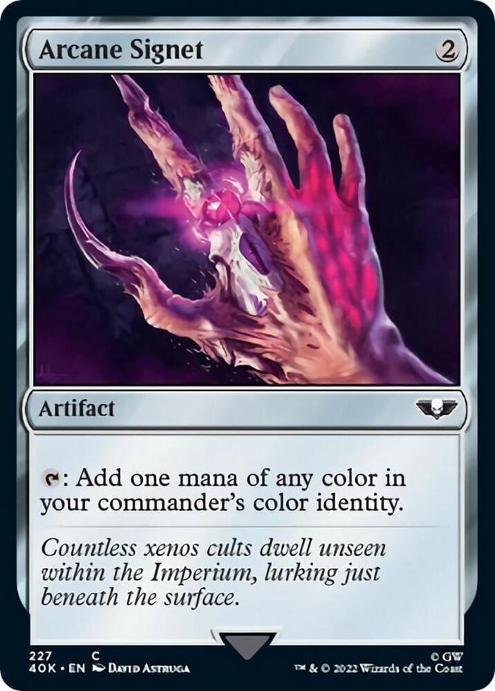Arcane Signet 227 Surge Foil (Universes Beyond: Warhammer 40,000)  - Foil | Good Games North