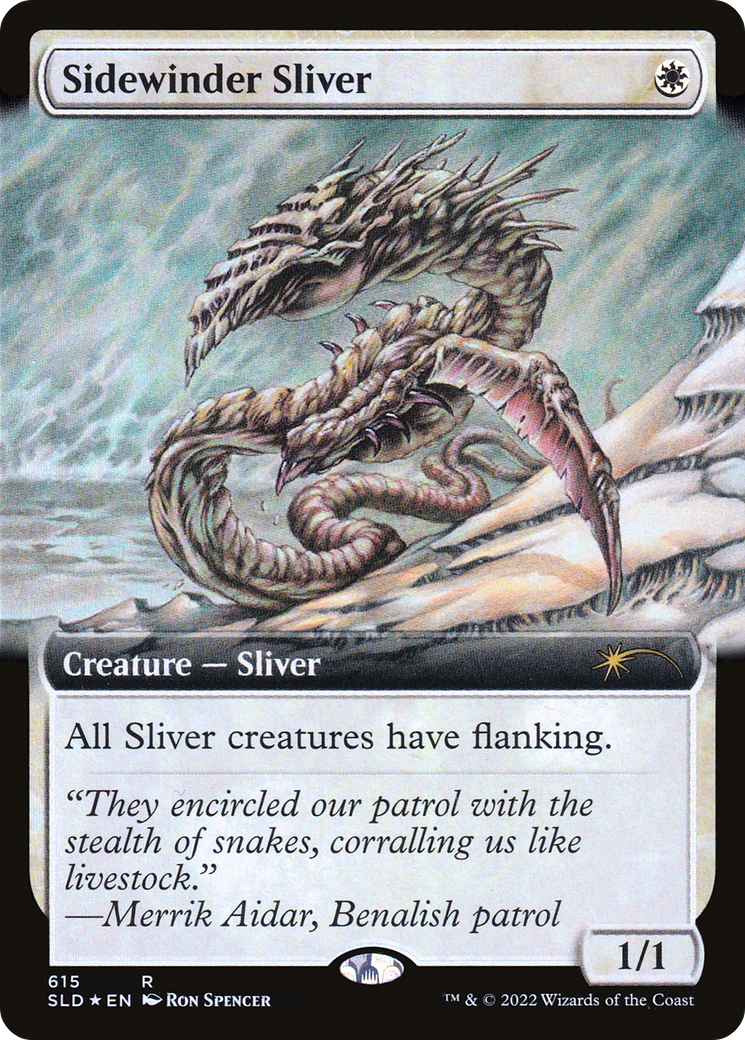 Sidewinder Sliver (Extended Art) [Secret Lair Drop Promos] | Good Games North