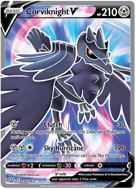 Corviknight V (156/163) [Sword & Shield: Battle Styles] | Good Games North