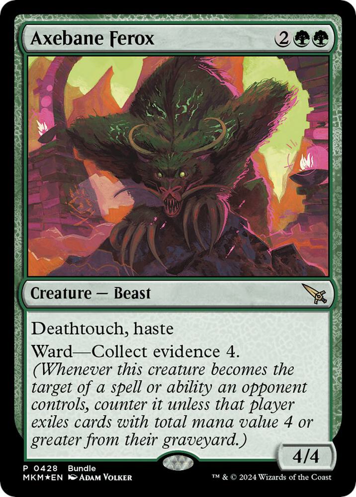 Axebane Ferox MKM Bundle (Unique and Miscellaneous Promos)  - Foil | Good Games North