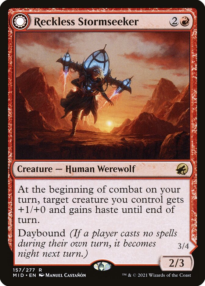 Reckless Stormseeker 157 (Innistrad: Midnight Hunt)  | Good Games North