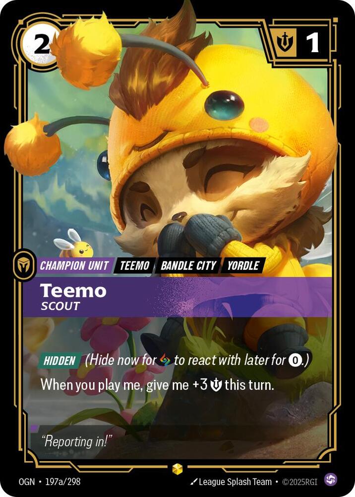 Teemo Scout Alternate Art (Origins)  - Foil | Good Games North