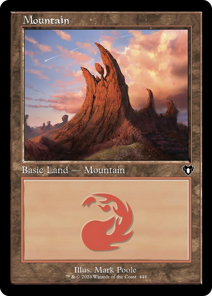 Mountain (448) (Retro) [Commander Masters] | Good Games North