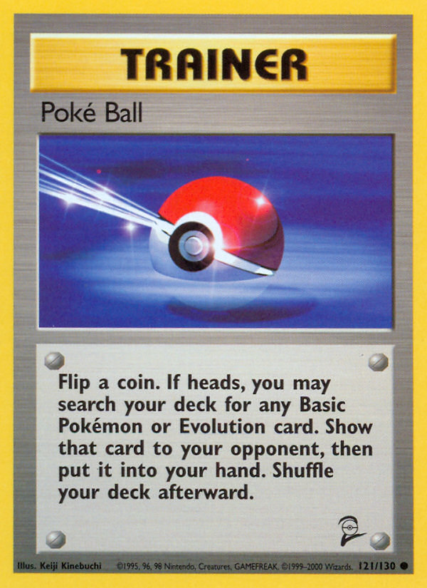 Poke Ball (121/130) [Base Set 2] | Good Games North