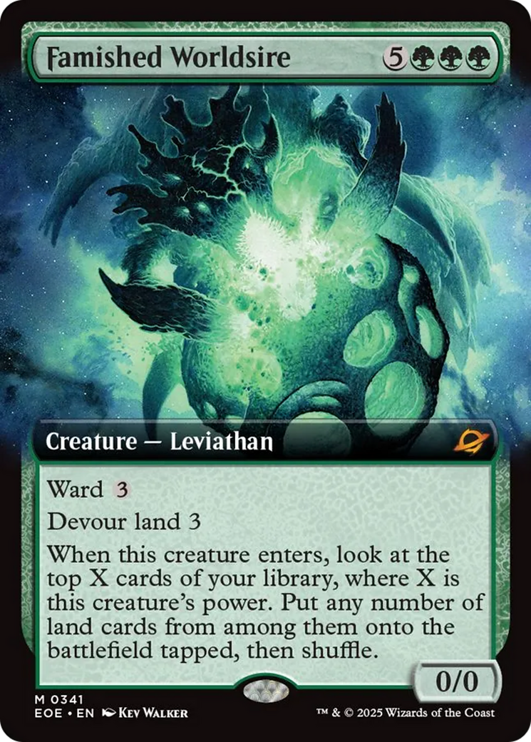 Famished Worldsire (Extended Art) [Edge of Eternities] | Good Games North