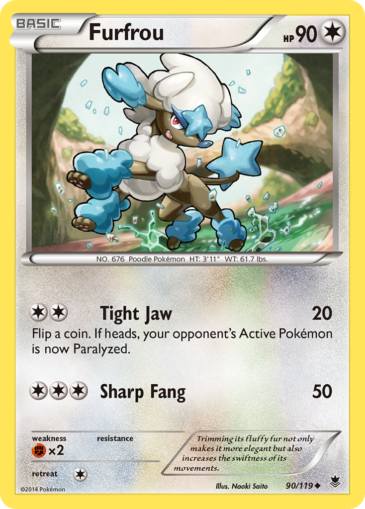 Furfrou (90/119) [XY: Phantom Forces] | Good Games North