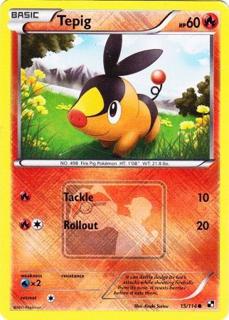 Tepig (15/114) (League Promo) [Black & White: Base Set] | Good Games North