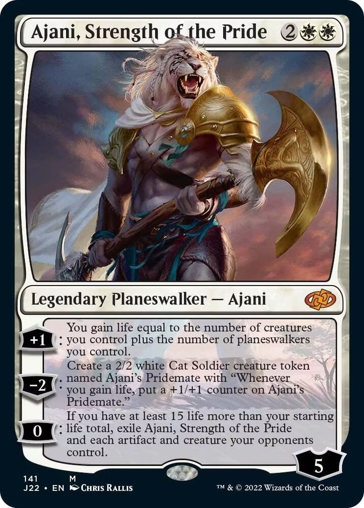 Ajani, Strength of the Pride 141 (Jumpstart 2022)  | Good Games North