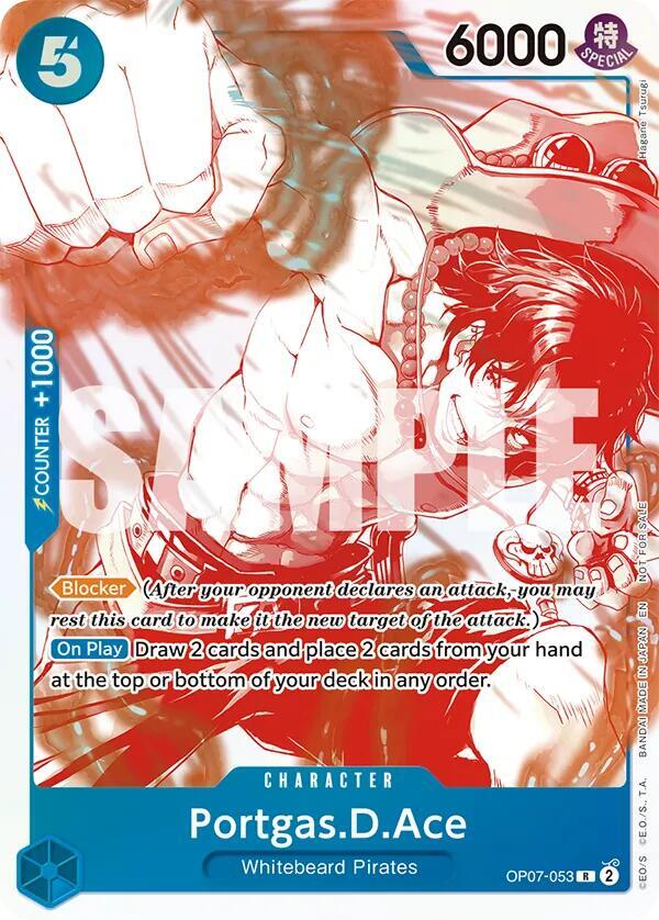 Portgas.D.Ace (3rd Anniversary Treasure Campaign Pack) OP07-053 (One Piece Promotion Cards)  - Foil | Good Games North