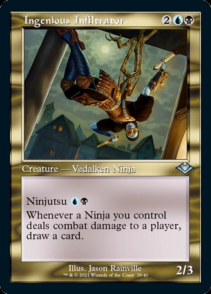 Ingenious Infiltrator (Retro Foil Etched) [Modern Horizons] | Good Games North