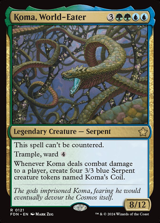 Koma, World-Eater 121/291 (Foundations)  | Good Games North