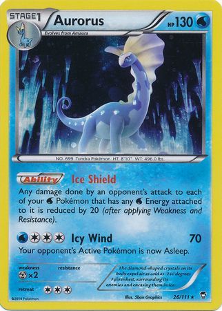 Aurorus (26/111) (Cosmos Holo) [XY: Furious Fists] | Good Games North