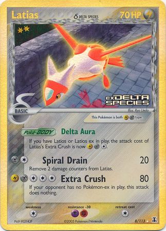 Latias (8/113) (Delta Species) (Stamped) [EX: Delta Species] | Good Games North
