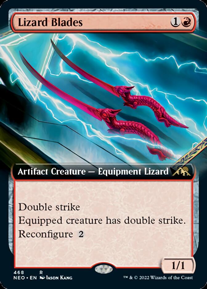 Lizard Blades (Extended Art) [Kamigawa: Neon Dynasty] | Good Games North