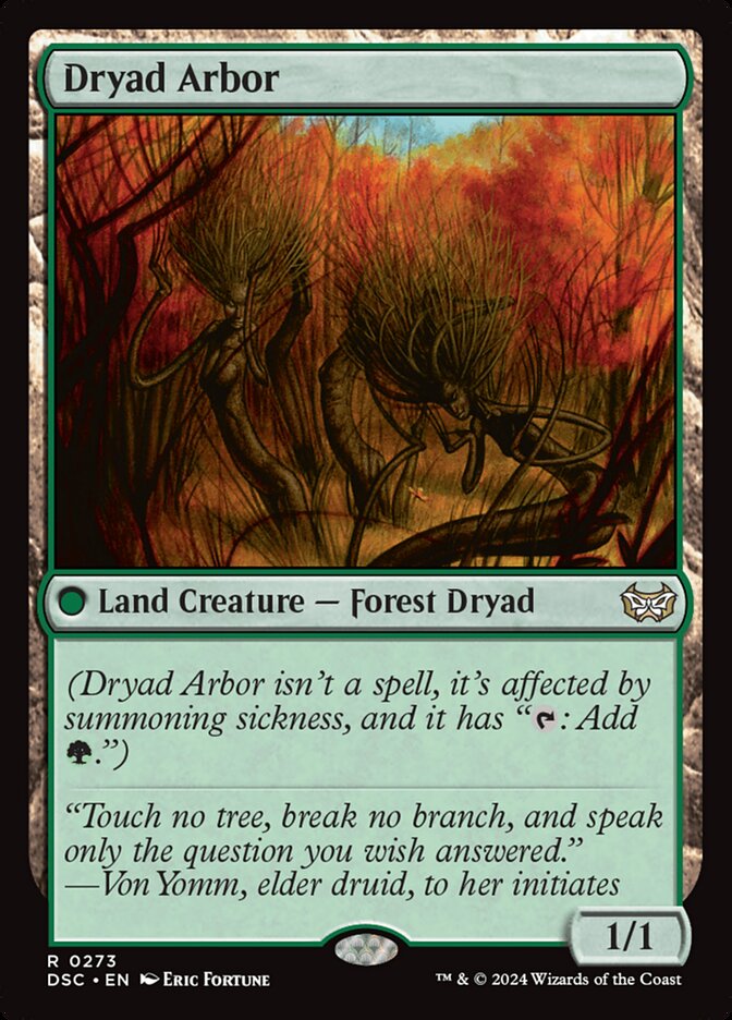 Dryad Arbor 273 (Commander: Duskmourn: House of Horror)  | Good Games North