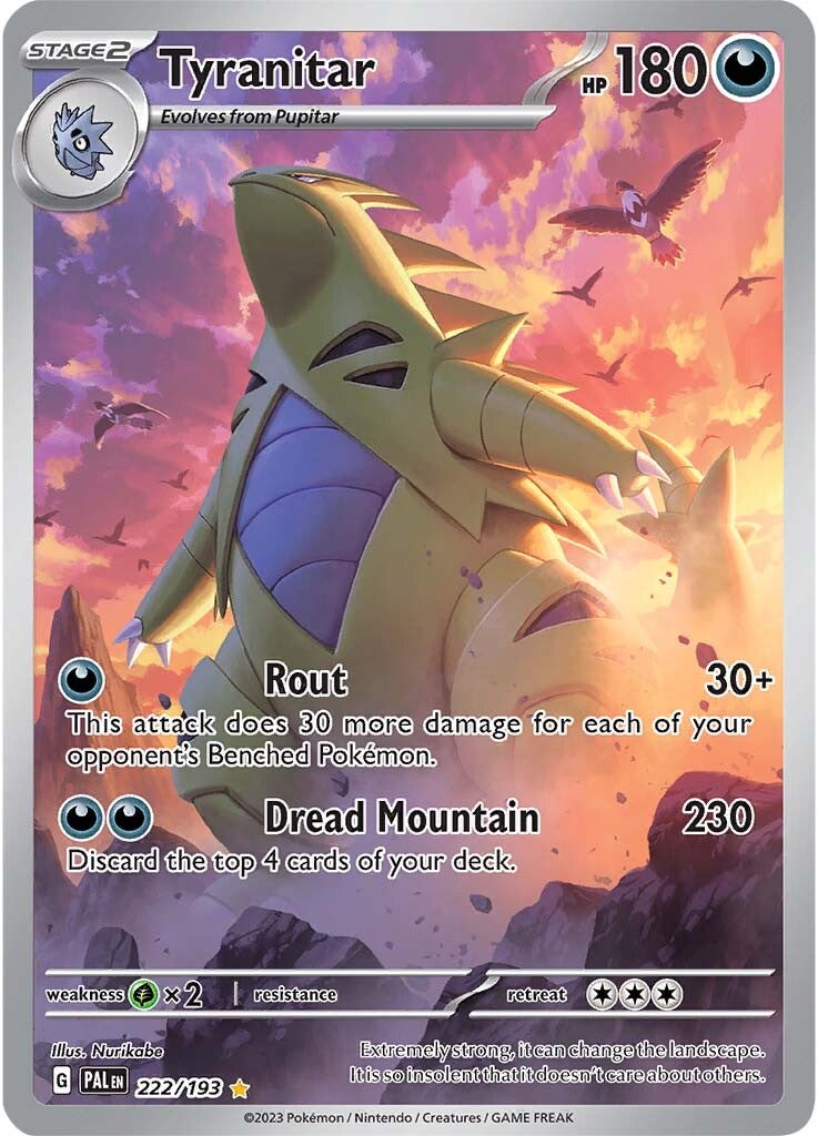Tyranitar (222/193) [Scarlet & Violet: Paldea Evolved] | Good Games North