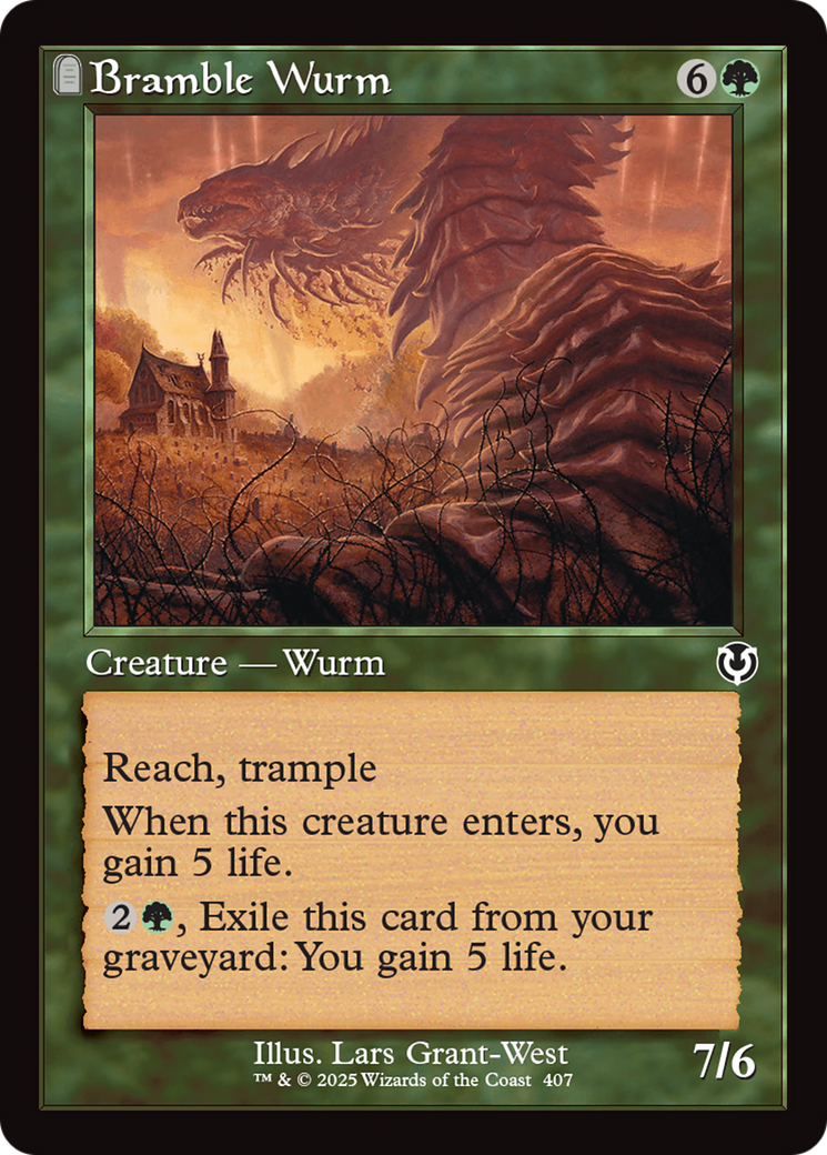Bramble Wurm (Retro Frame) [Innistrad Remastered] | Good Games North