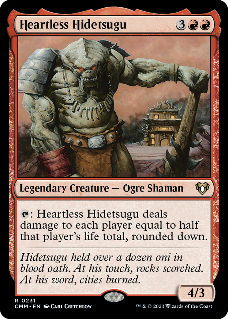 Heartless Hidetsugu [Commander Masters] | Good Games North