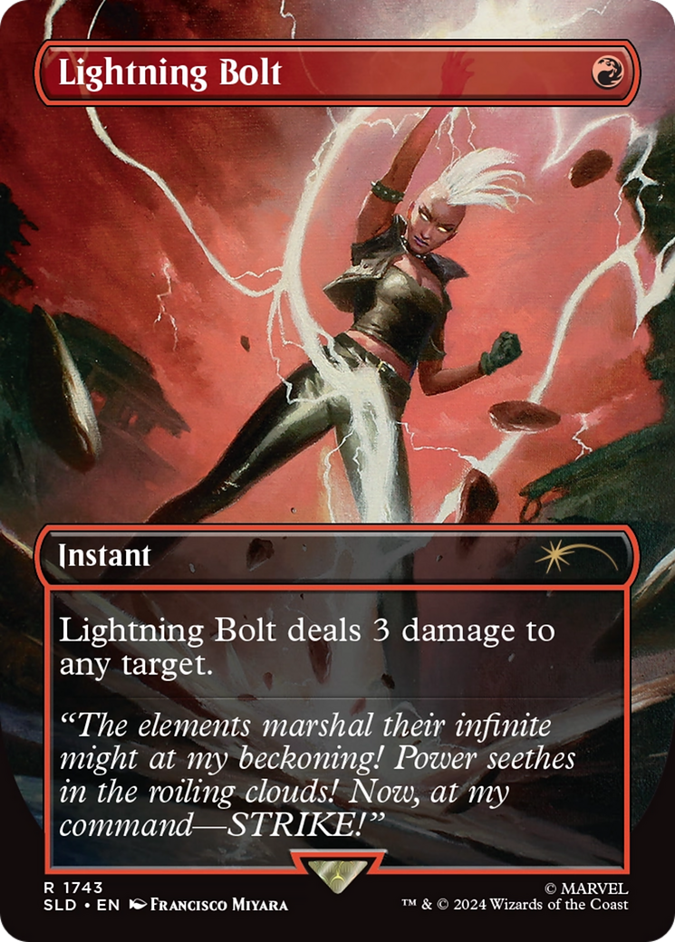 Lightning Bolt (1743) (Rainbow Foil) [Secret Lair Drop Series] | Good Games North