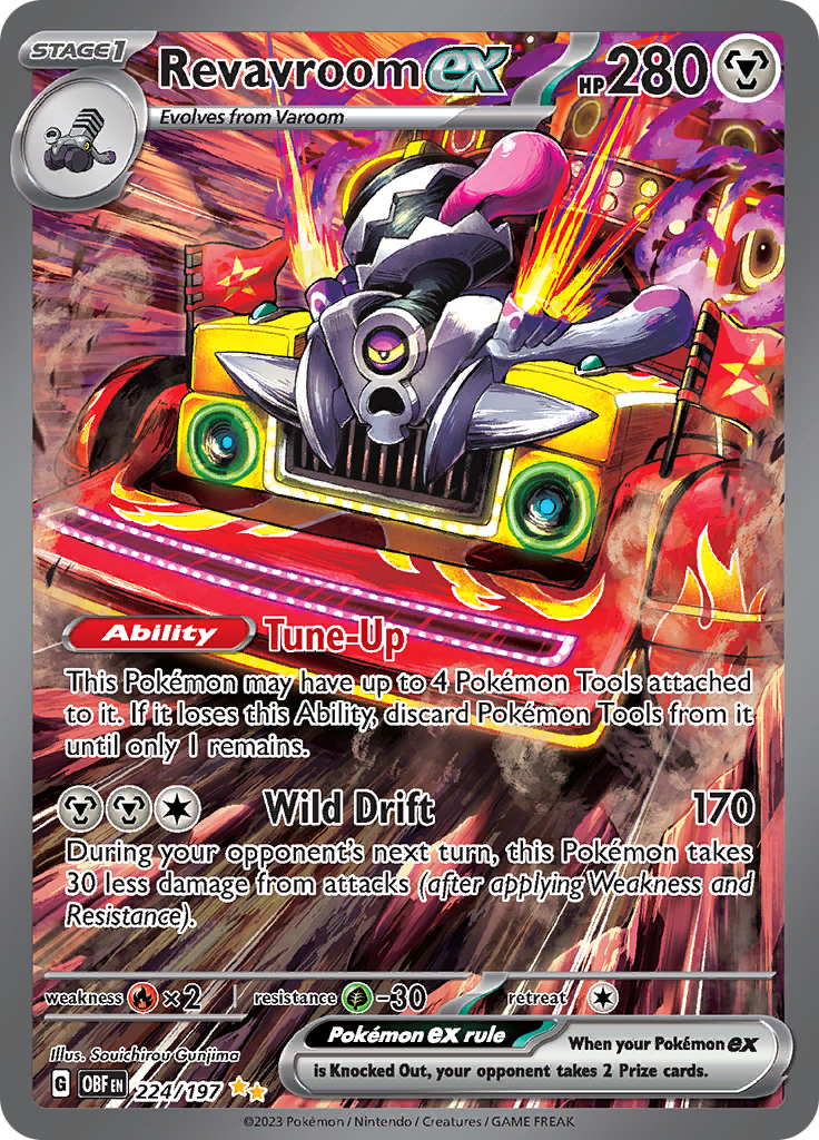 Revavroom ex (224/197) [Scarlet & Violet: Obsidian Flames] | Good Games North