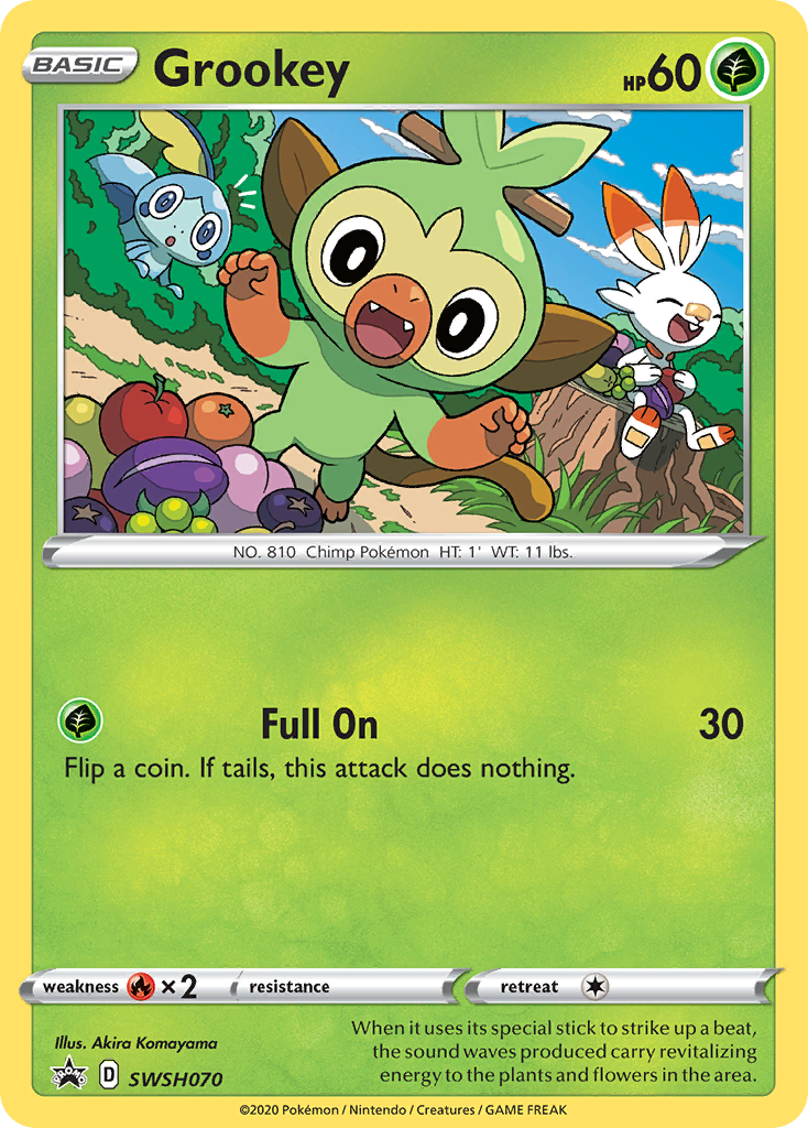 Grookey (SWSH070) [Sword & Shield: Black Star Promos] | Good Games North