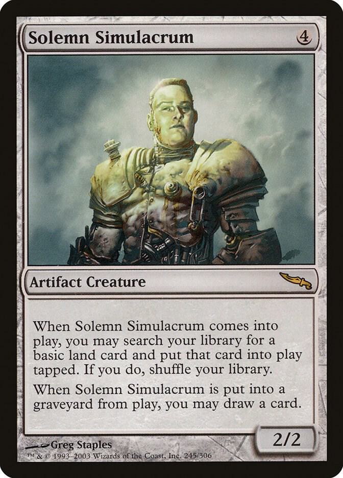 Solemn Simulacrum (Mirrodin)  - Foil | Good Games North