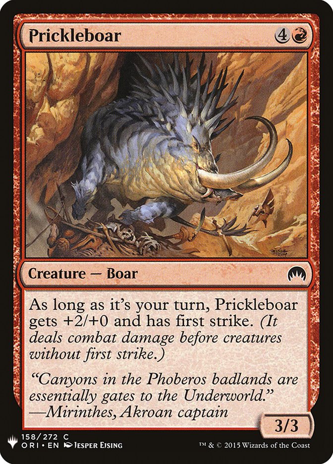 Prickleboar [Mystery Booster] | Good Games North