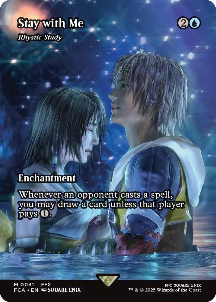 Stay with Me Rhystic Study Showcase (FINAL FANTASY: Through the Ages)  | Good Games North