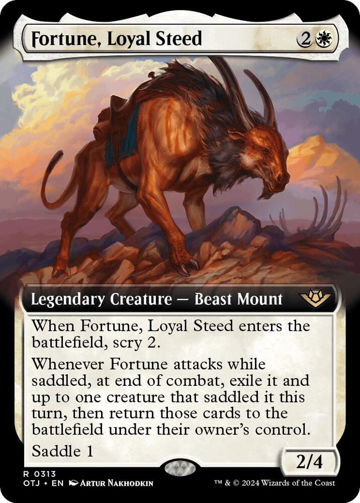 Fortune Loyal Steed Extended Art (Outlaws of Thunder Junction)  | Good Games North