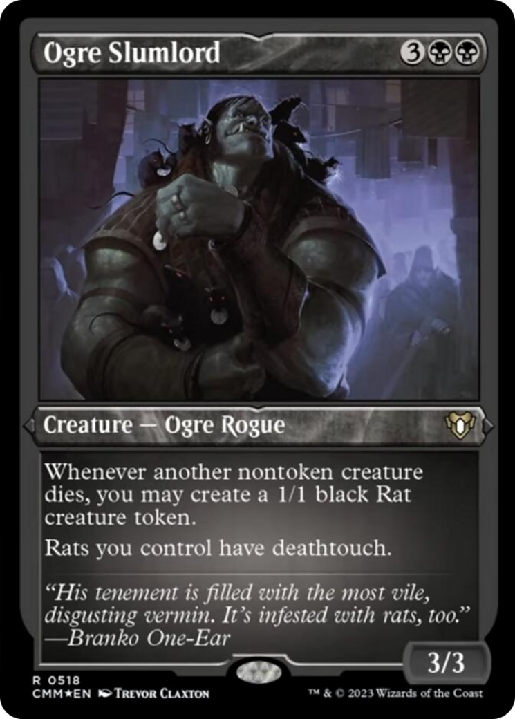 Ogre Slumlord (Foil Etched) [Commander Masters] | Good Games North