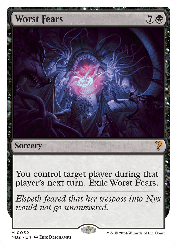 Worst Fears (White Border) [Mystery Booster 2] | Good Games North