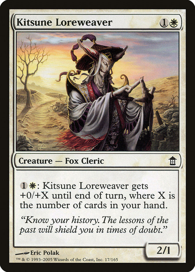 Kitsune Loreweaver [Saviors of Kamigawa] | Good Games North