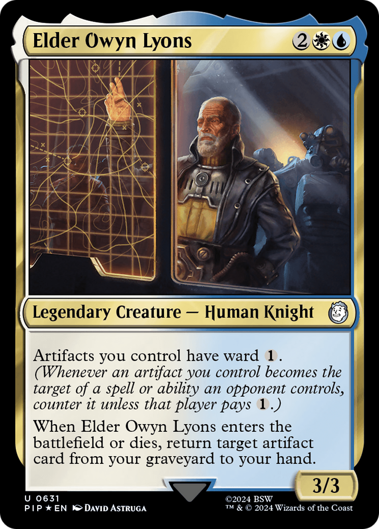 Elder Owyn Lyons (Surge Foil) [Fallout] | Good Games North