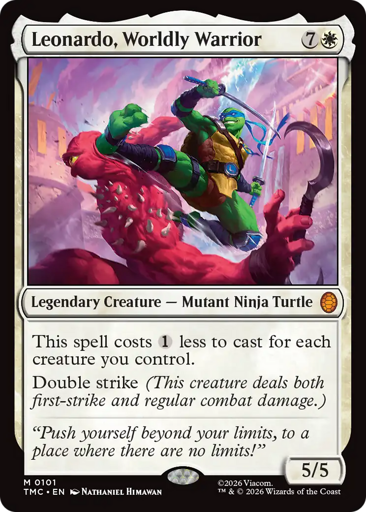 Leonardo, Worldly Warrior [Teenage Mutant Ninja Turtles Commander] | Good Games North