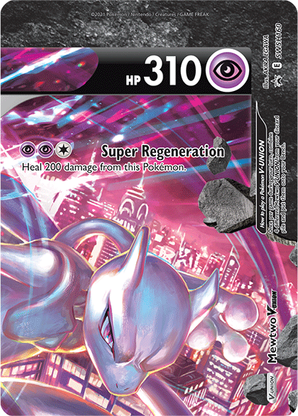 Mewtwo V-Union (SWSH160) [Sword & Shield: Black Star Promos] | Good Games North