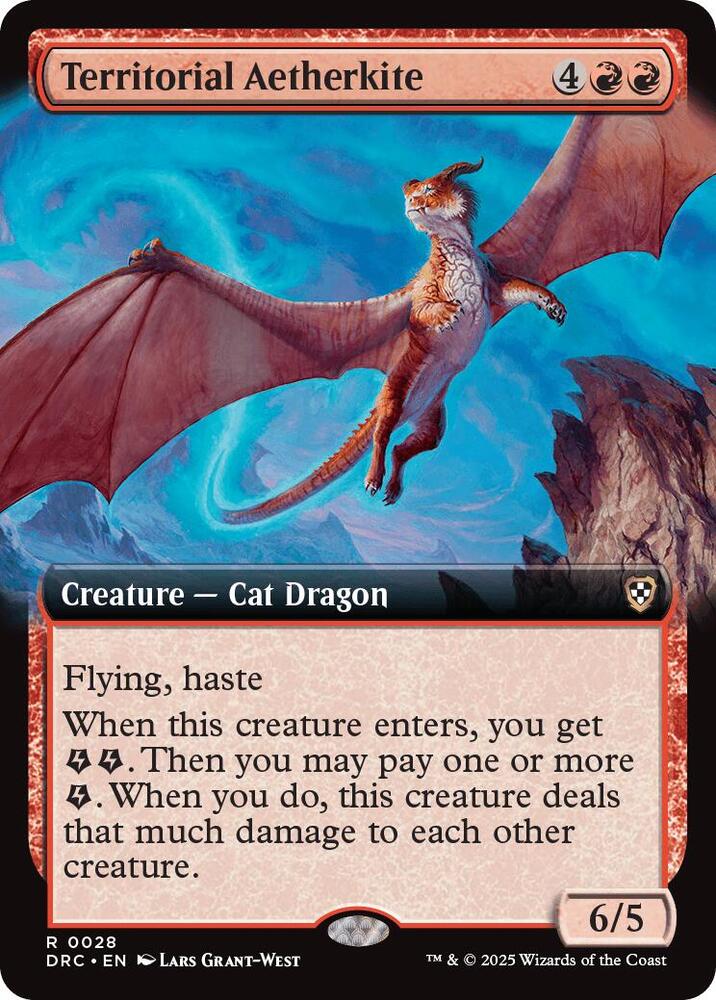 Territorial Aetherkite Extended Art (Commander: Aetherdrift)  | Good Games North