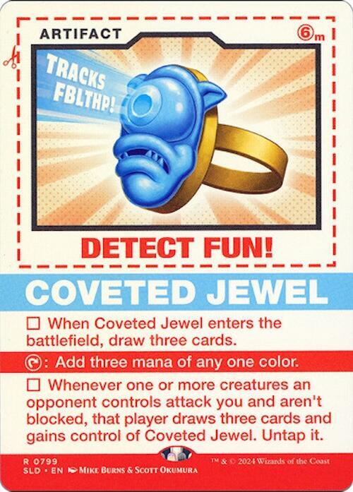 Coveted Jewel 799 (Secret Lair Drop Series)  - Borderless Foil | Good Games North