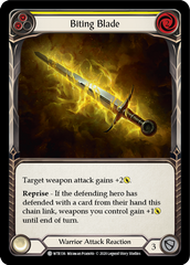 Biting Blade (Yellow) [U-WTR136] (Welcome to Rathe Unlimited)  Unlimited Normal | Good Games North