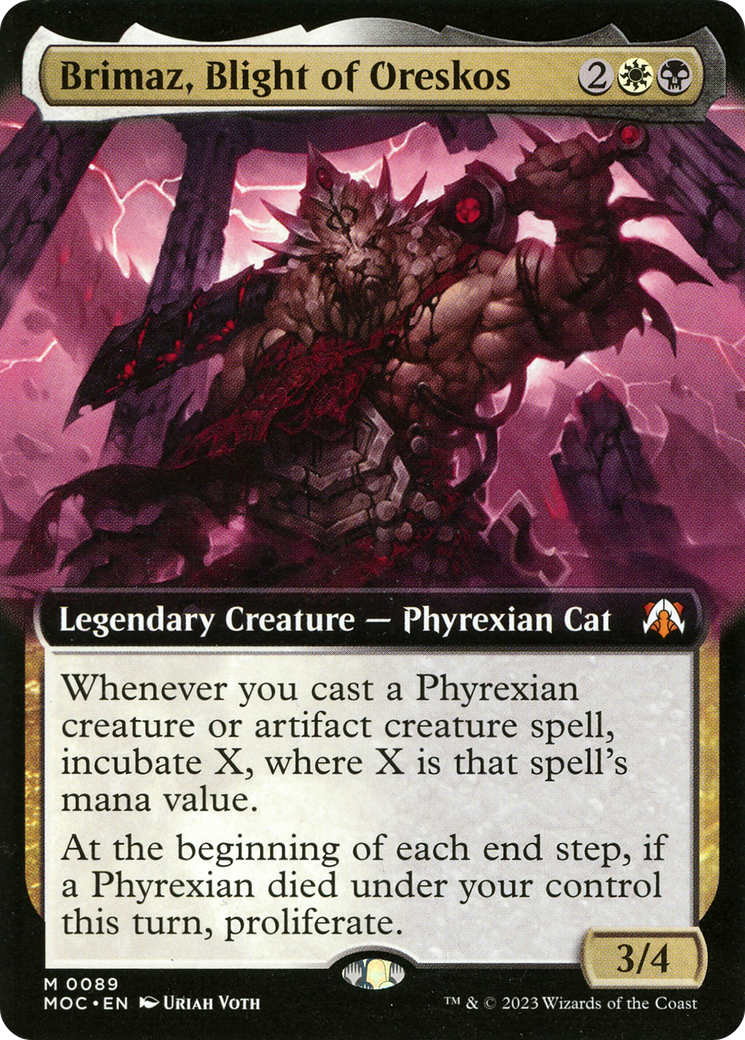 Brimaz, Blight of Oreskos (Extended Art) [March of the Machine Commander] | Good Games North