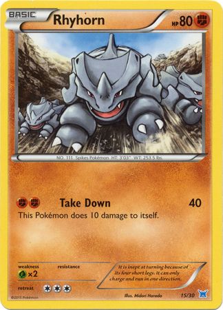 Rhyhorn (15/30) [XY: Trainer Kit 2 - Latios] | Good Games North