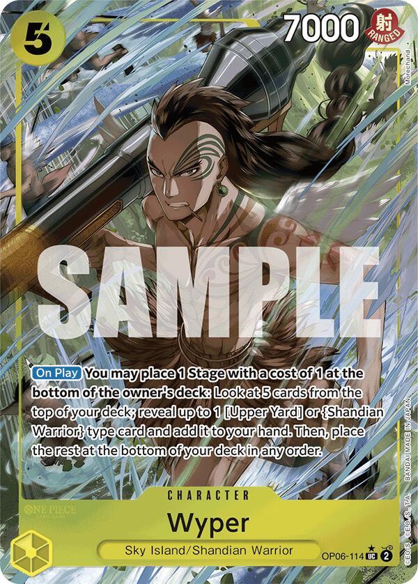 Wyper OP06-114 (Premium Booster -The Best-)  - Full Art Foil | Good Games North